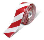White PVC floor marking tape 4" — warehouse aisle striping, traffic lanes, and 5S safety marking