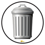 PVC floor sign 12" — warehouse safety messaging and 5S visual management