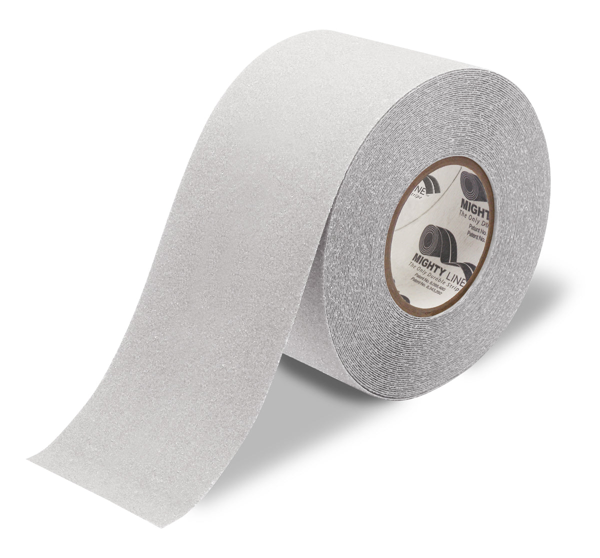 White anti-slip floor tape 4" — high-traction walkways, ramps, and 5S safety zones