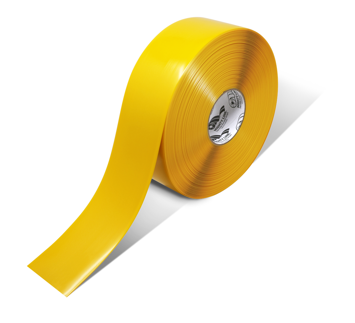 Yellow PVC floor marking tape 3" — warehouse aisle striping, traffic lanes, and 5S safety marking