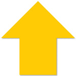 Yellow PVC floor marking shape 5" — 5S floor layouts, equipment zones, and pedestrian pathways