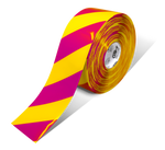 Yellow PVC floor marking tape 4" — warehouse aisle striping, traffic lanes, and 5S safety marking