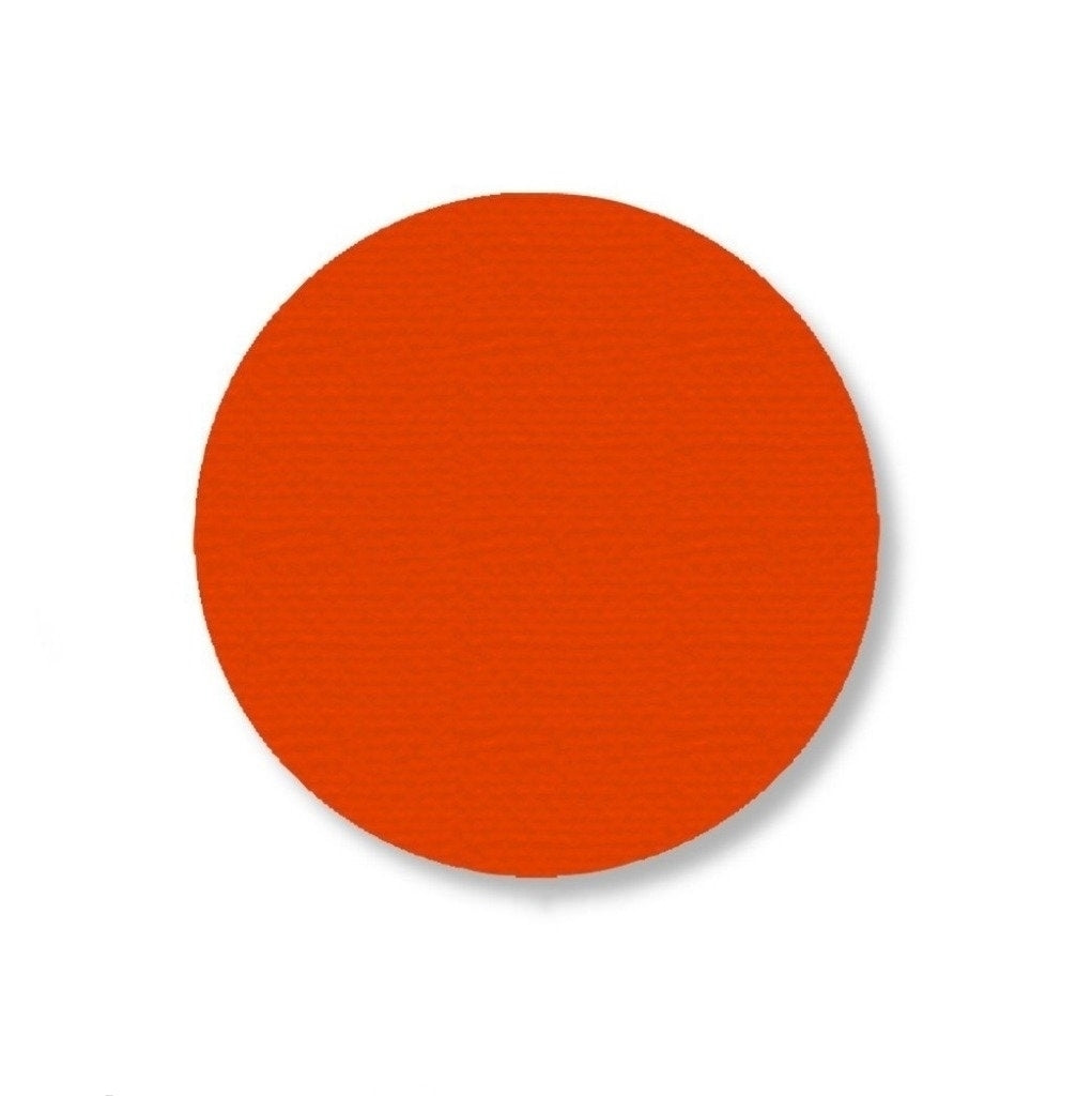 Orange PVC floor marking shape 5" — 5S floor layouts, equipment zones, and pedestrian pathways
